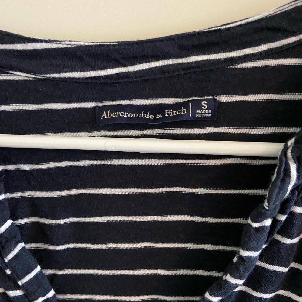 A&F striped long sleeve tee